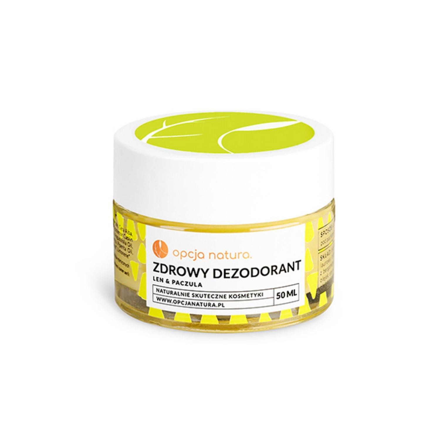 Opcja Natura, zdrowy dezodorant w kremie len i paczula, 50 ml zdjęcie