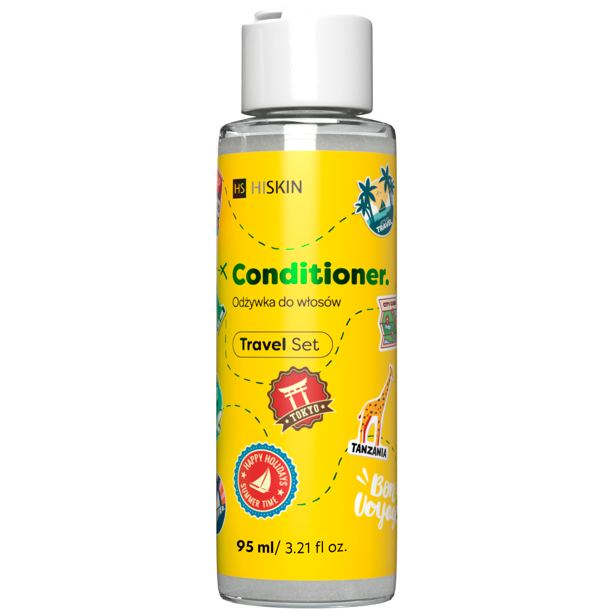 Hiskin Travel  Odżywka do włosów kolorowy, 95 ml zdjęcie