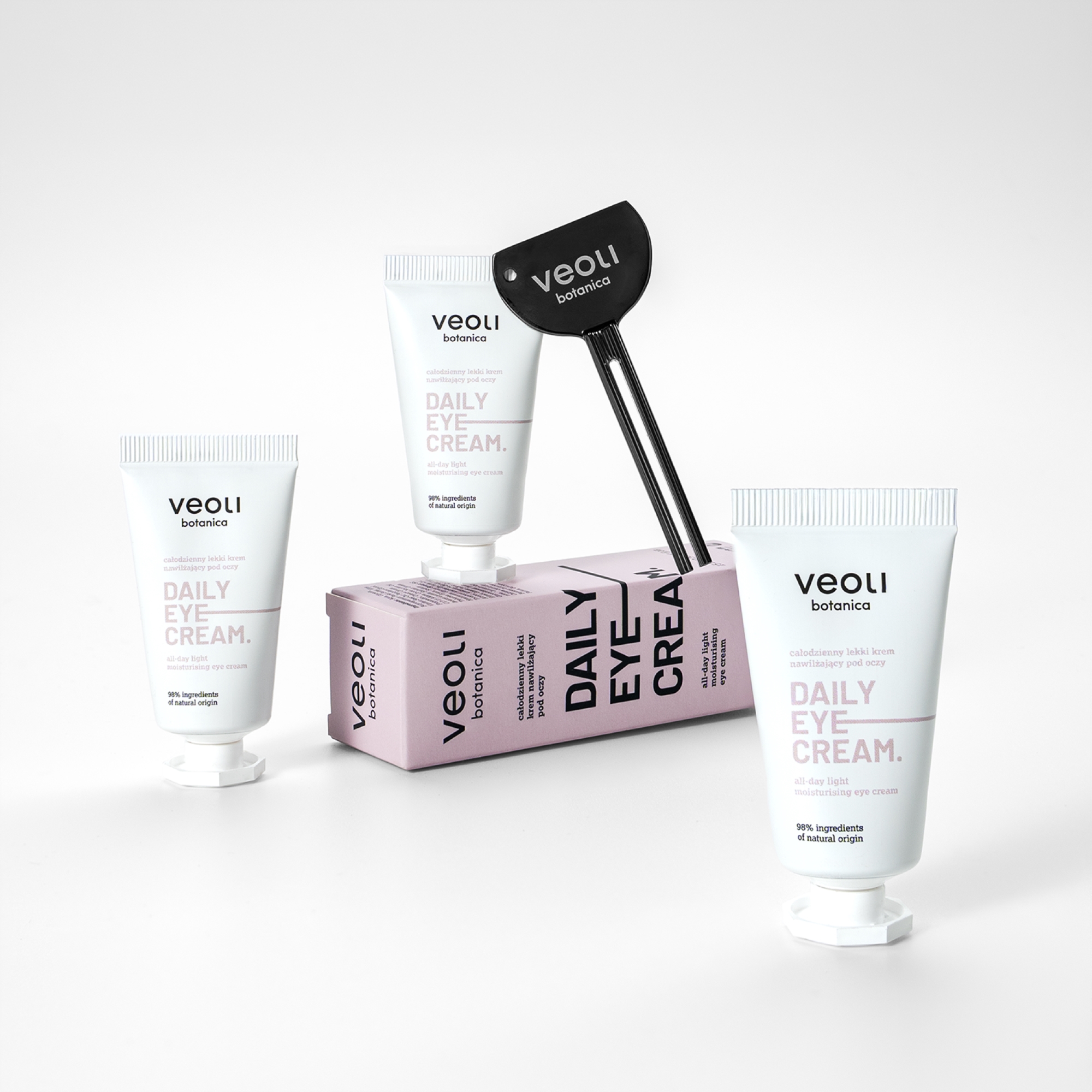 Veoli Botanica Daily Eye Cream lekki krem pod oczy, 15 ml