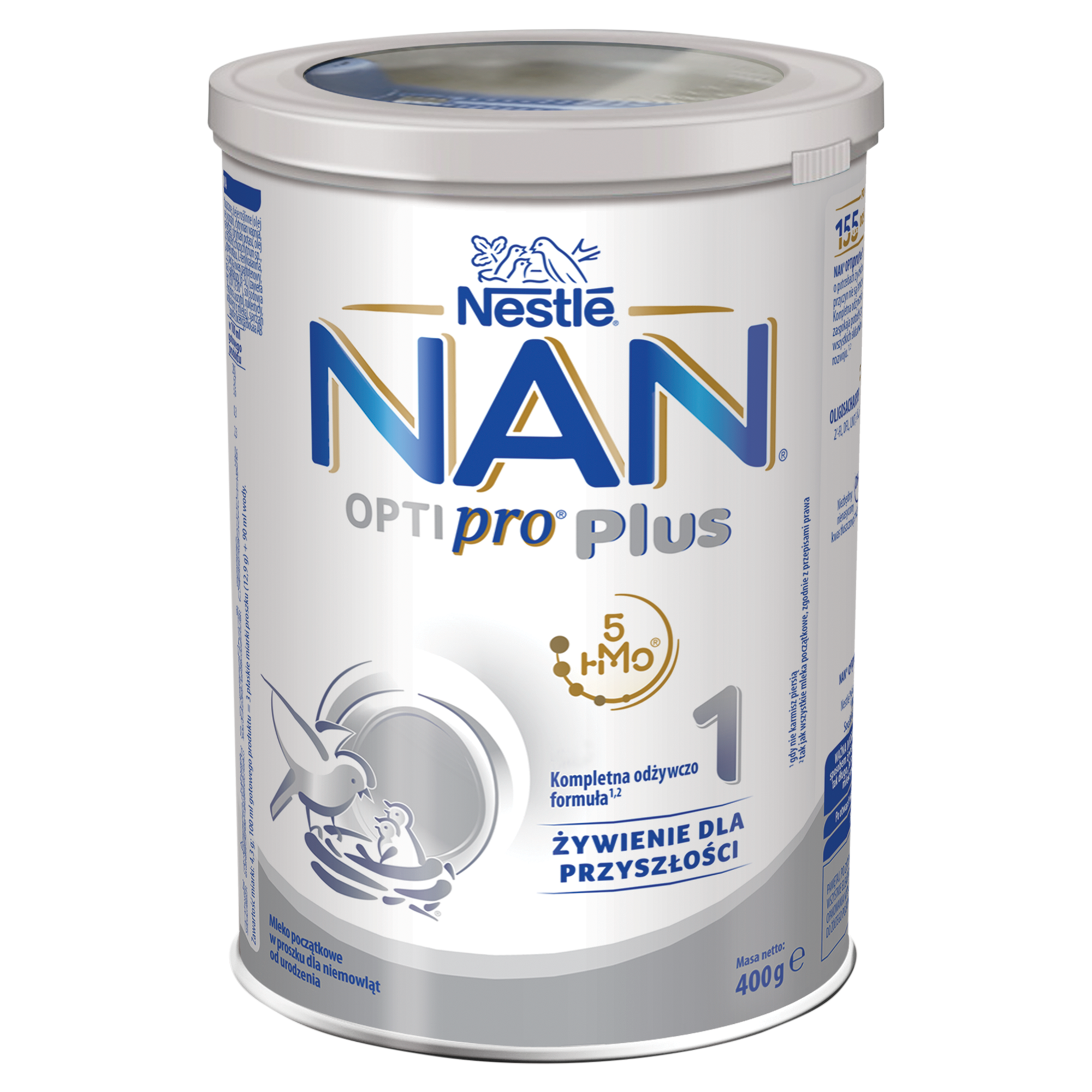 Nestle NAN OPTIPRO Plus 1 HM-O Mleko początkowe dla niemowląt od urodzenia, 400 g zdjęcie