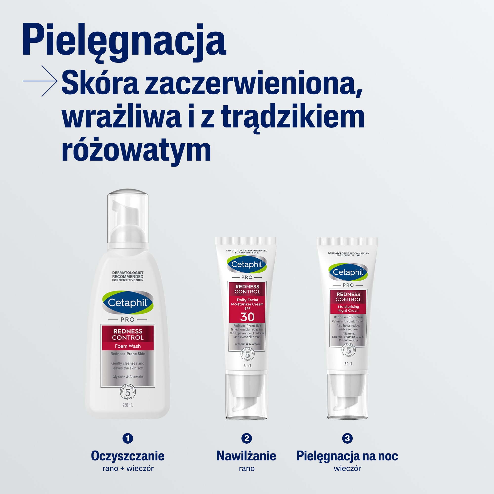 Cetaphil Pro Redness Control, pianka do mycia, 236 ml