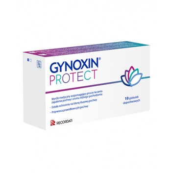 Gynoxin Protect, globulki dopochwowe, 10 sztuk