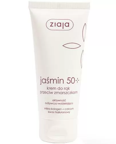 Ziaja Jaśmin 50+ Krem do rąk przeciw zmarszczkom, 50 ml zdjęcie