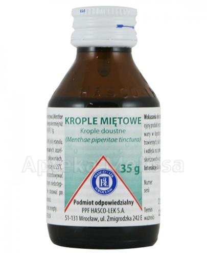 HASCO-LEK Krople miętowe, 35 g cena, opinie, skład zdjęcie