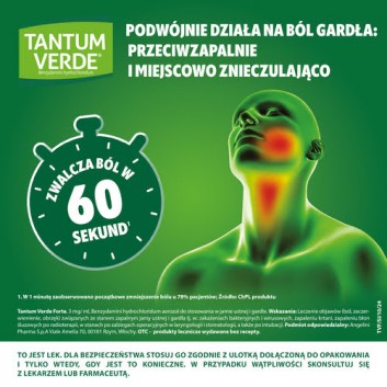 Tantum Verde Forte 3 mg/ml aerozol 15 ml