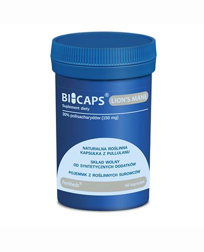 Bicaps Lion's Mane, 60 kaps., cena, opinie, właściwości zdjęcie