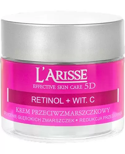 Ava L'arisse Effective Skin Care 5D formuła retinol + witamina C krem przeciwzmarszczkowy 50 ml zdjęcie