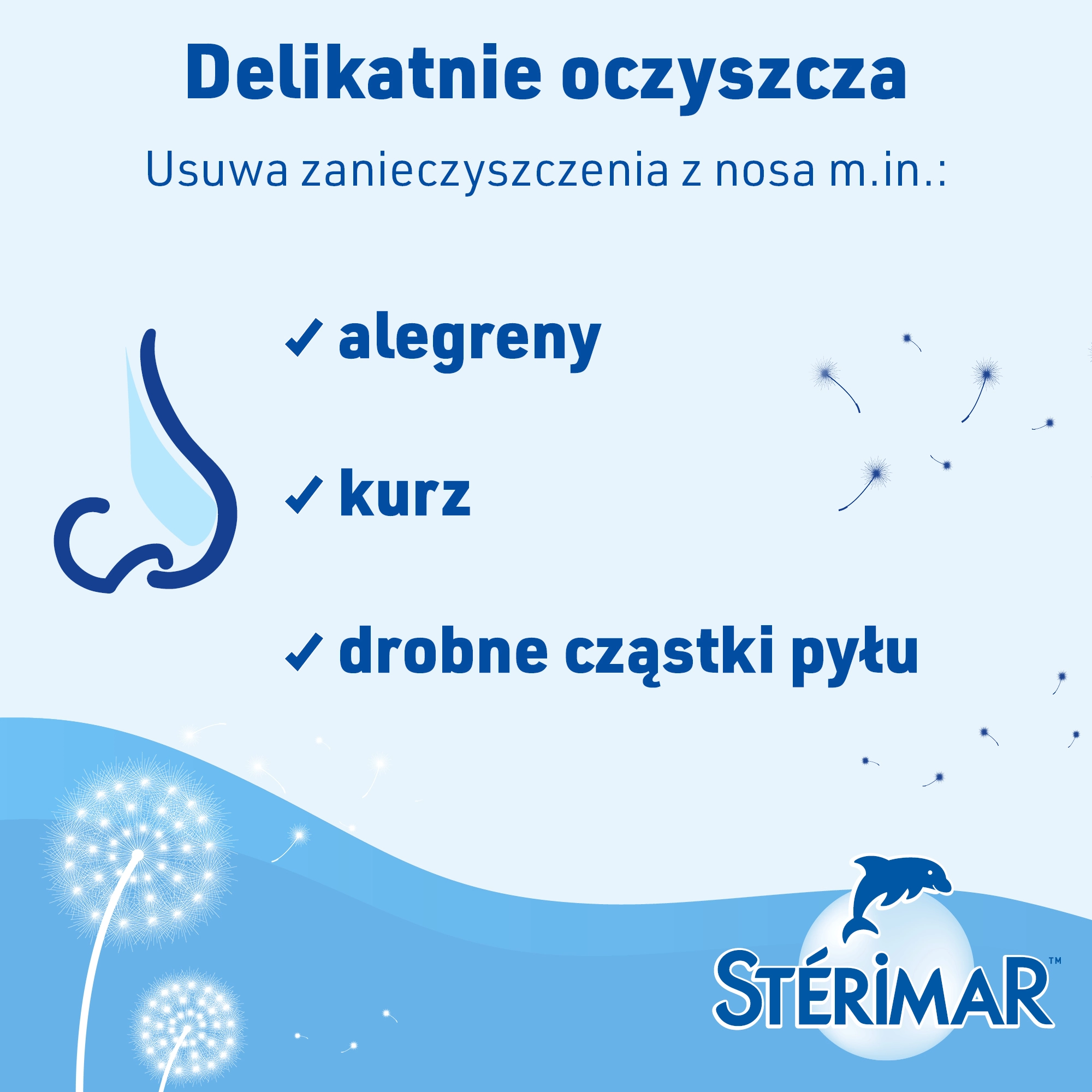 Sterimar Baby, Higiena nosa, fizjologiczny roztwór wody morskiej, dla dzieci 0-3, 100 ml
