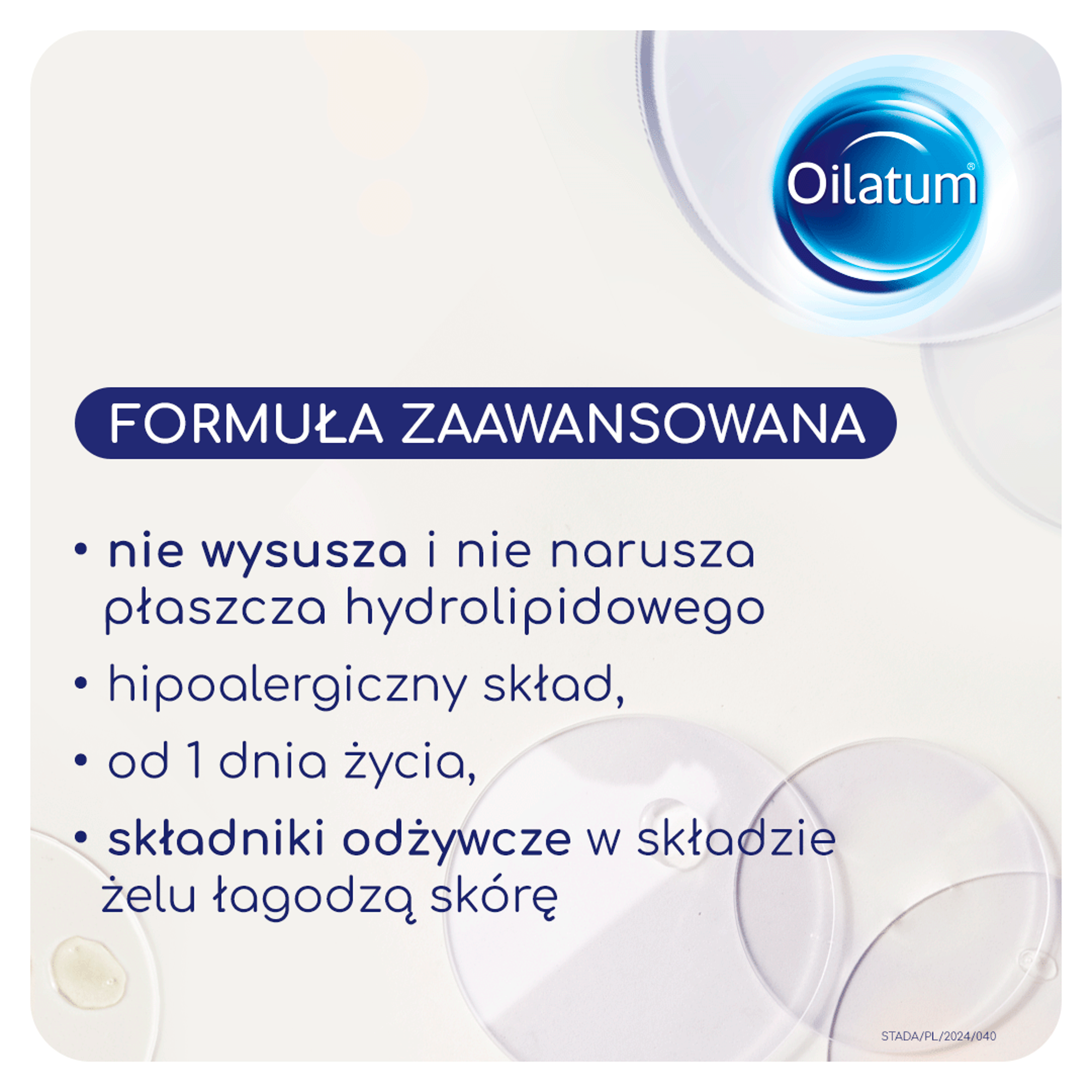 Oilatum Formuła Zaawansowana Żel do mycia ciała delikatny od 1. dnia życia, 400 ml