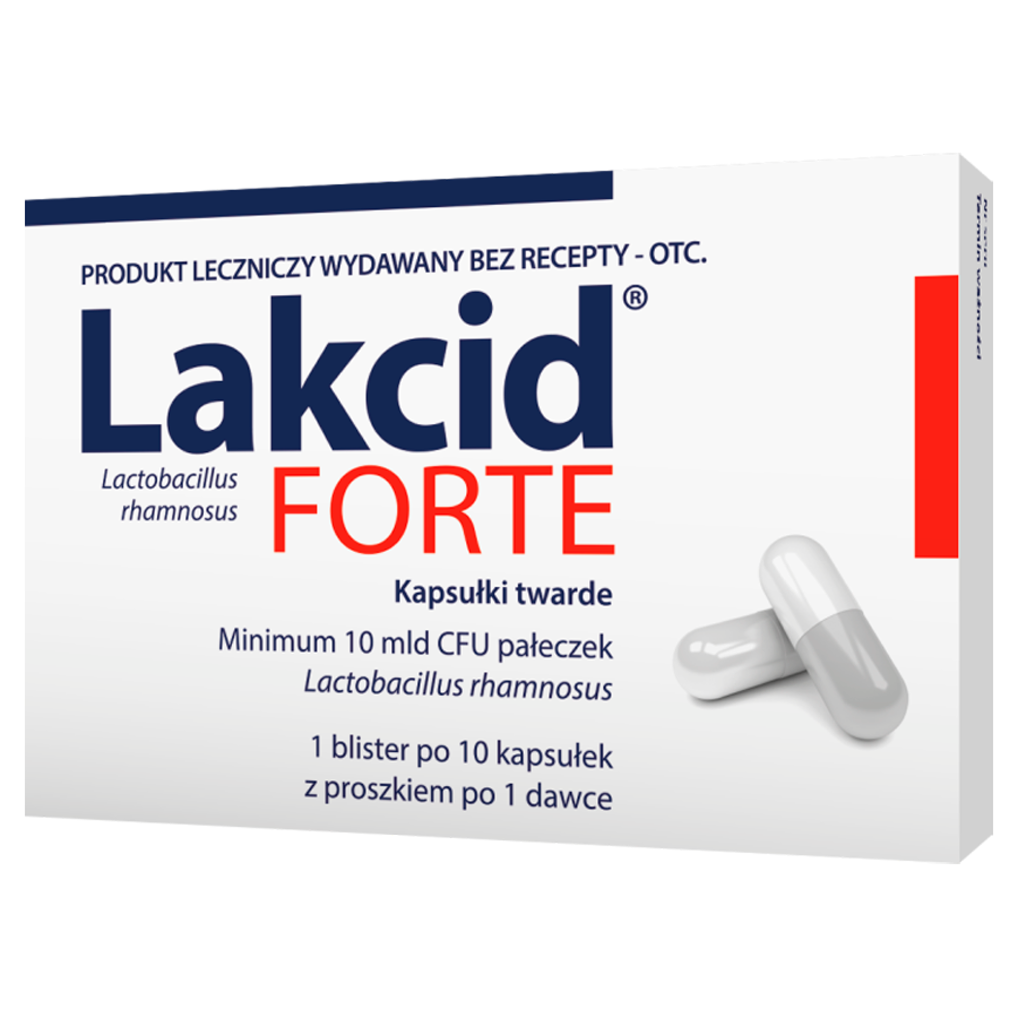 Lakcid Forte 10 kapsułek zdjęcie