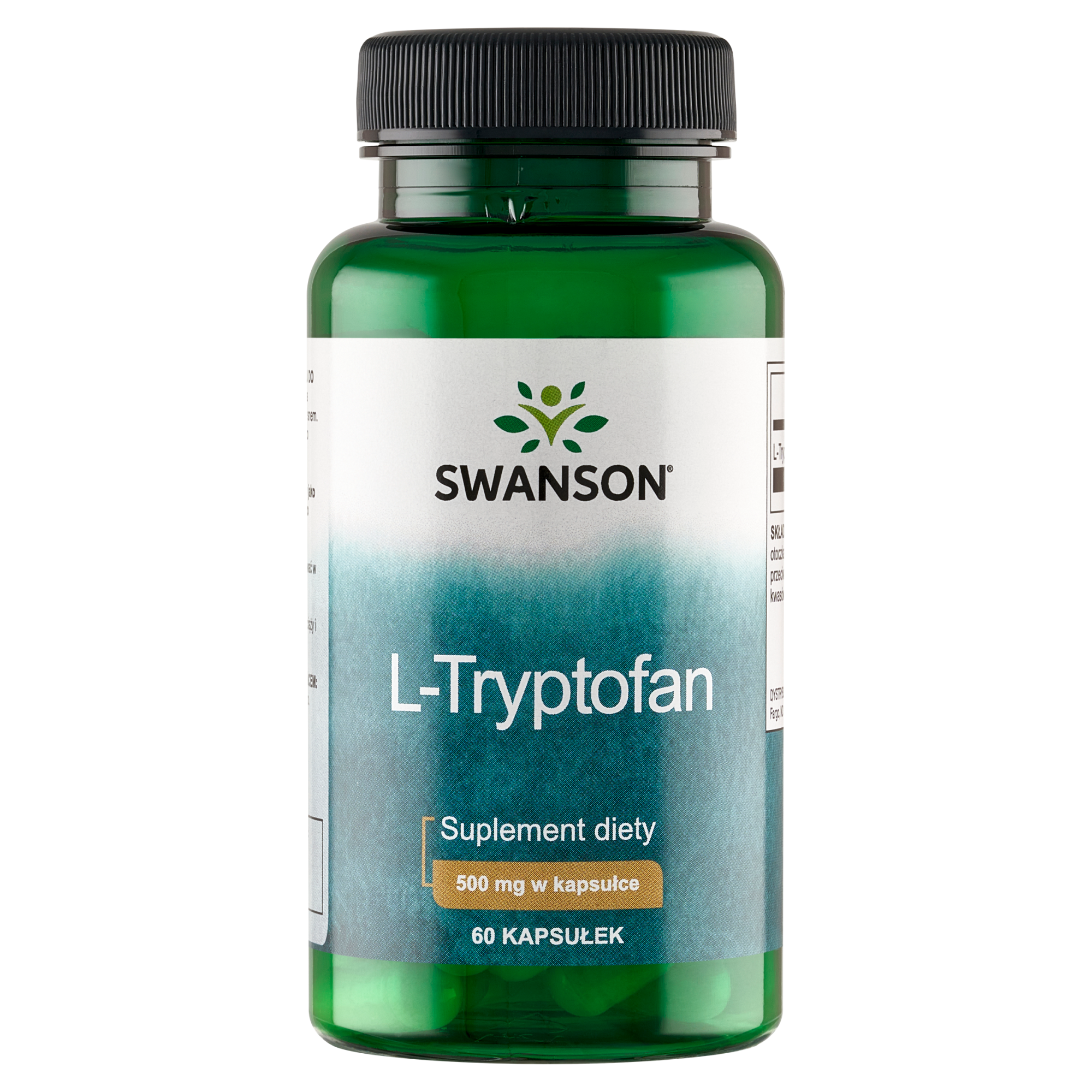 Swanson L-Tryptophan 500 mg 60 kapsułek zdjęcie