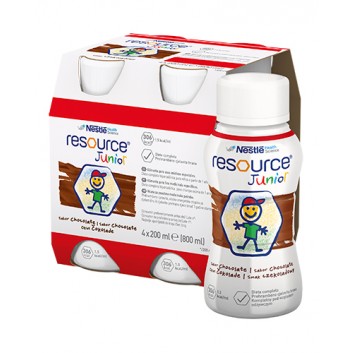 Resource Junior smak czekoladowy 4 x 200 ml