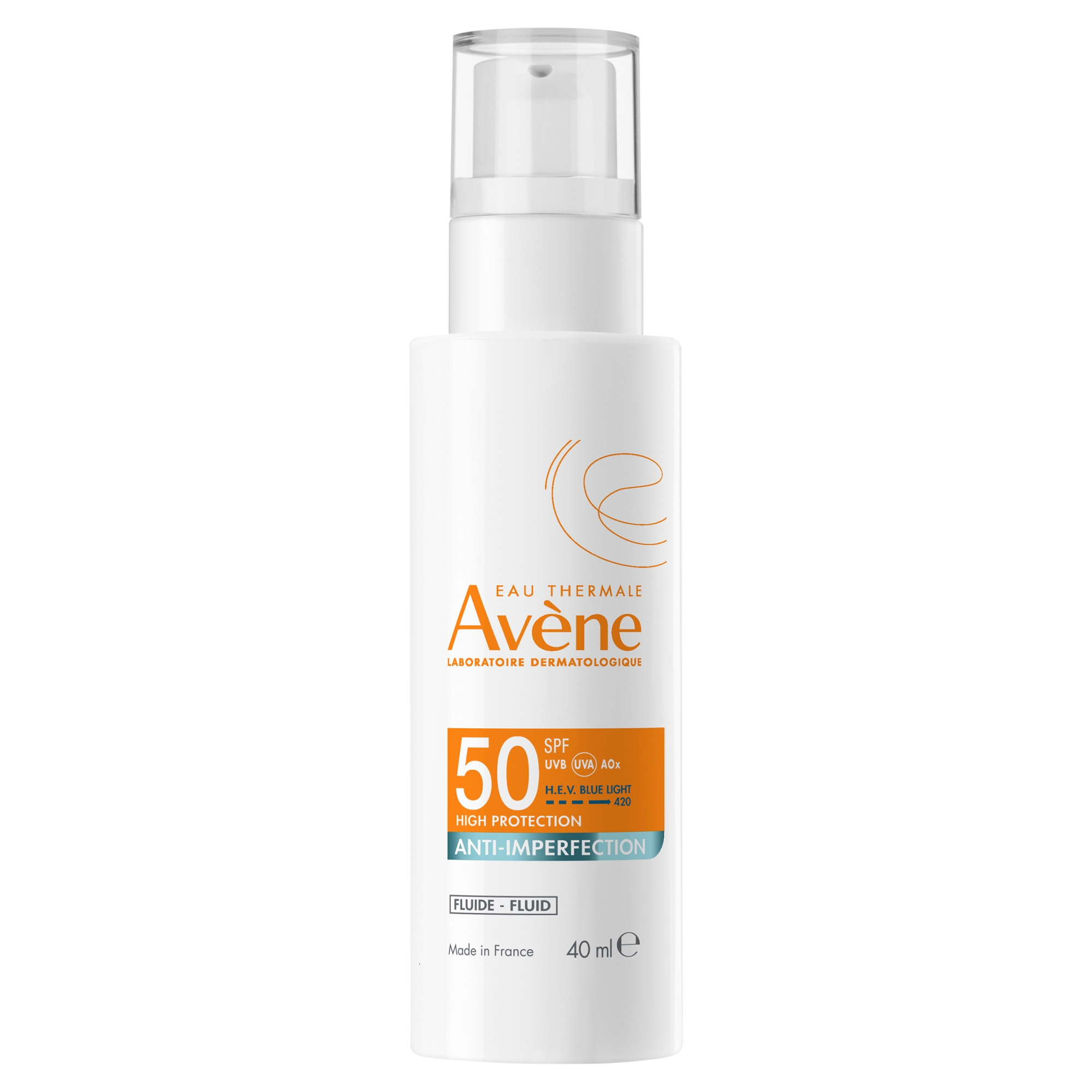 Avene, Fluid przeciw niedoskonałościom wysoka ochrona SPF 50, 40 ml zdjęcie