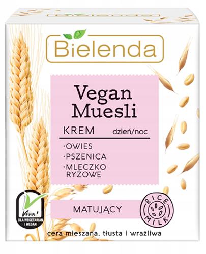 Bielenda Vegan muesli Krem matujący - 50 ml - cena, opinie, wskazania zdjęcie