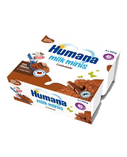 Humana milk minis deserek mleczny o smaku czekoladowym po 10 miesiącu 4 x 100 g zdjęcie