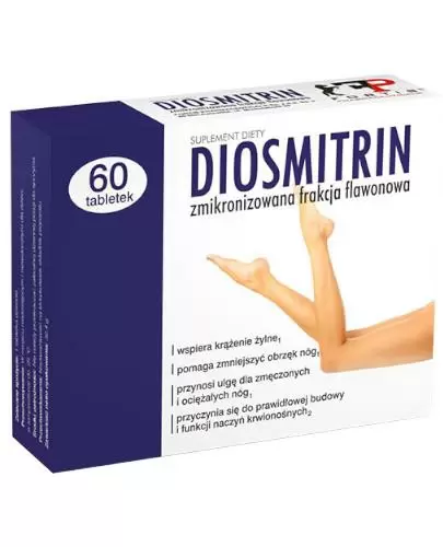 Diosmitrin - 60 tabl. - Na ociężałe nogi - cena, opinie, wskazania zdjęcie