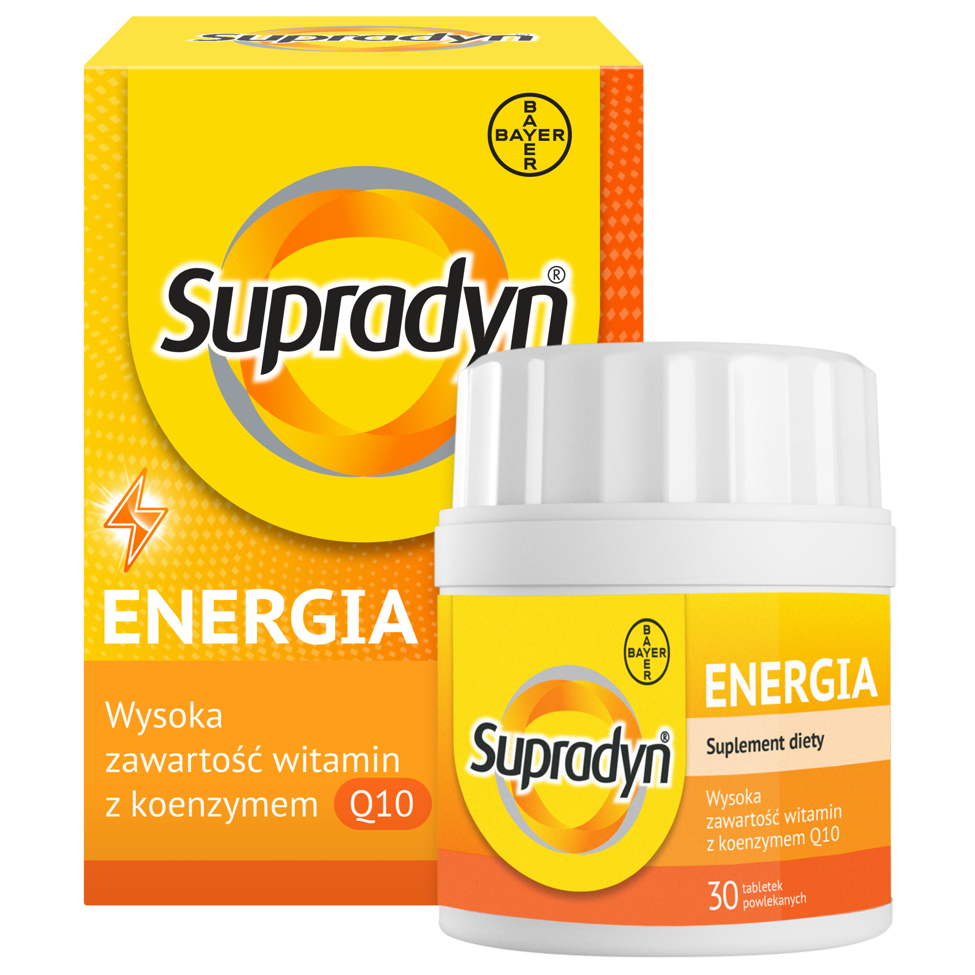 SUPRADYN ENERGIA, kompleks witamin, tabletki, 30 sztuk zdjęcie