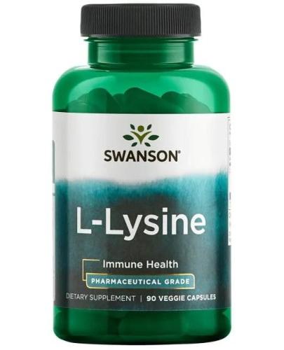 SWANSON AjiPure L-Lysine 500 mg - 90 kaps. zdjęcie