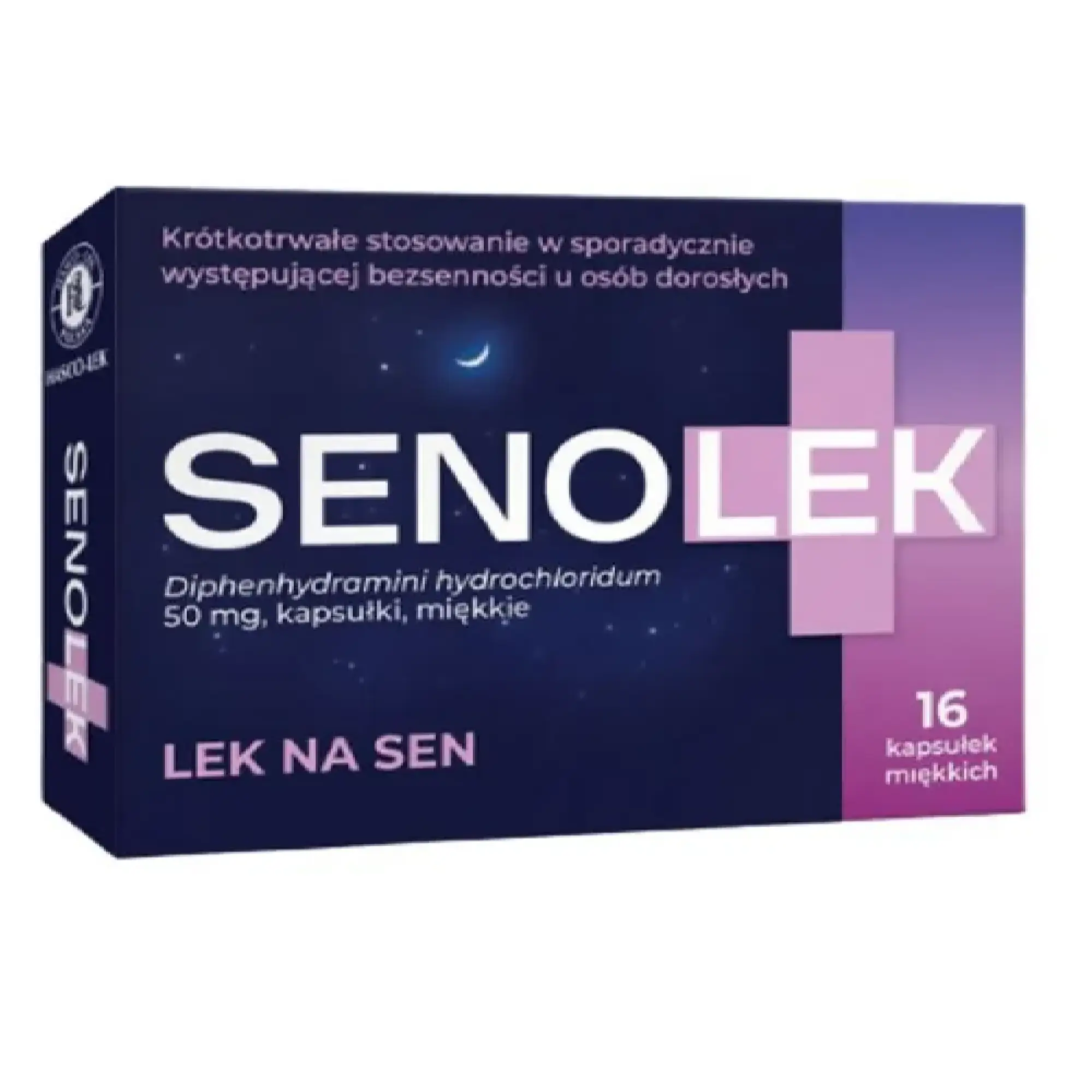 Senolek, 50 mg, kapsułki miękkie, 16 sztuk zdjęcie