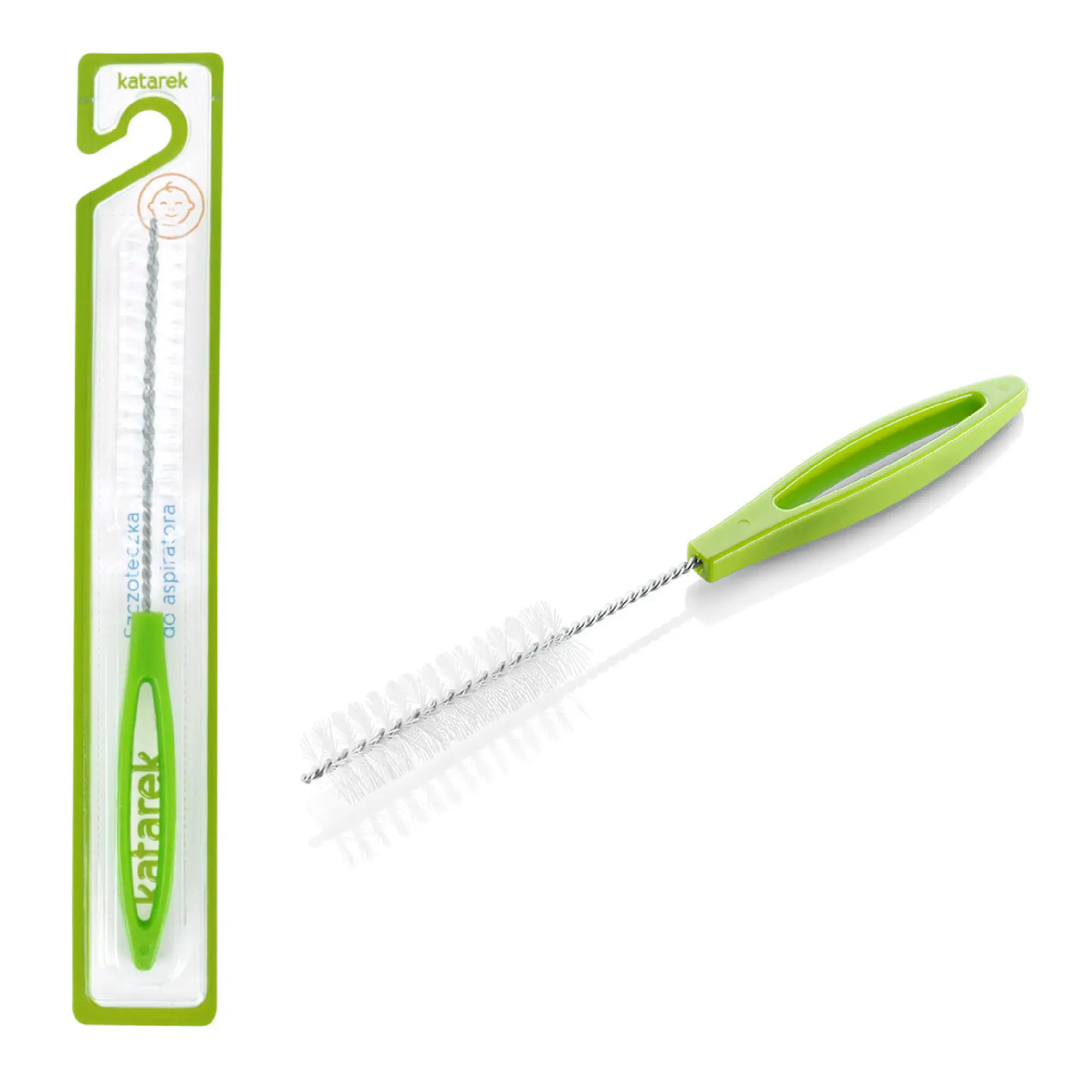 Szczoteczka zielona do aspiratora Katarek, 1 sztuka zdjęcie