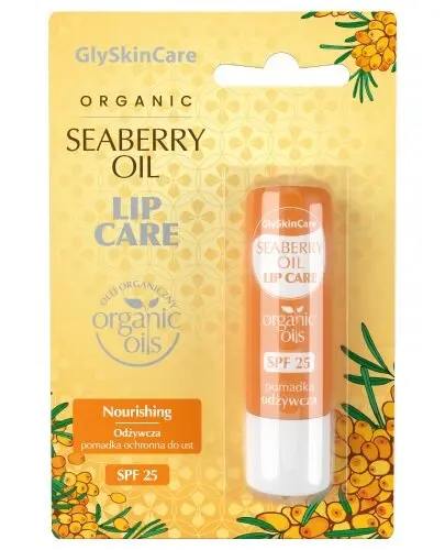 Glyskincare Organic Oils Pomadka odżywcza ochronna z olejem z rokitnika 4,9 g zdjęcie
