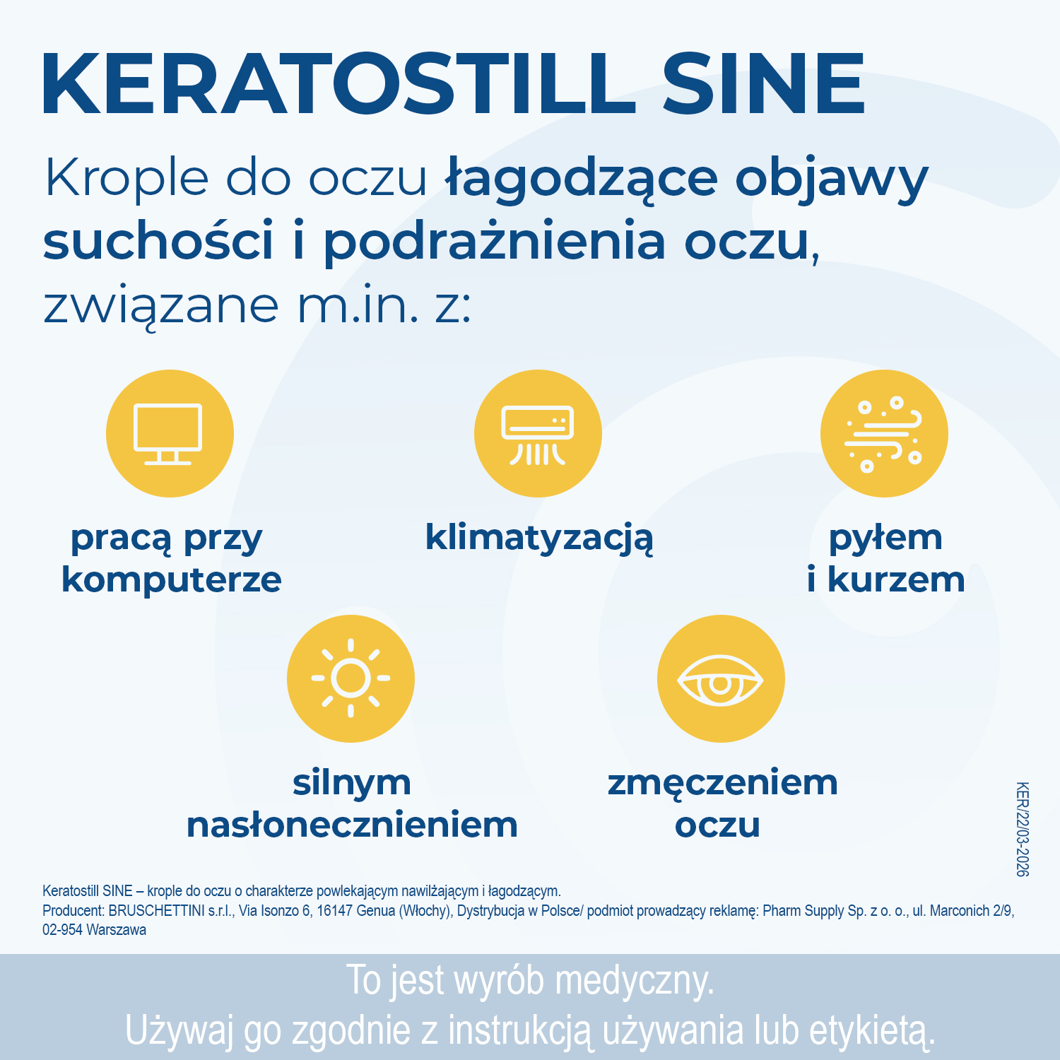 Keratostill Sine, krople do oczu, 10 ml