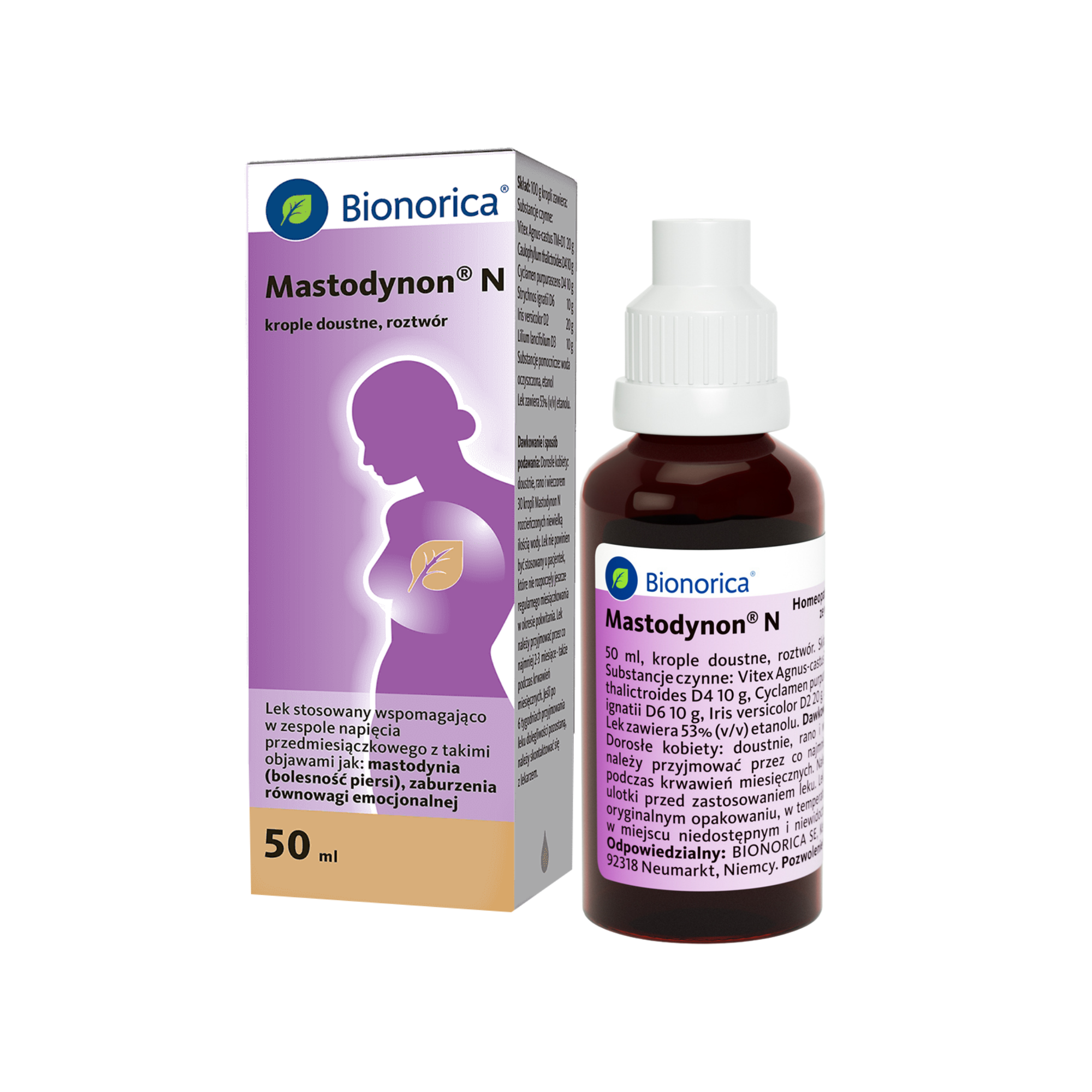 Mastodynon N, krople doustne, roztwór, 50 ml