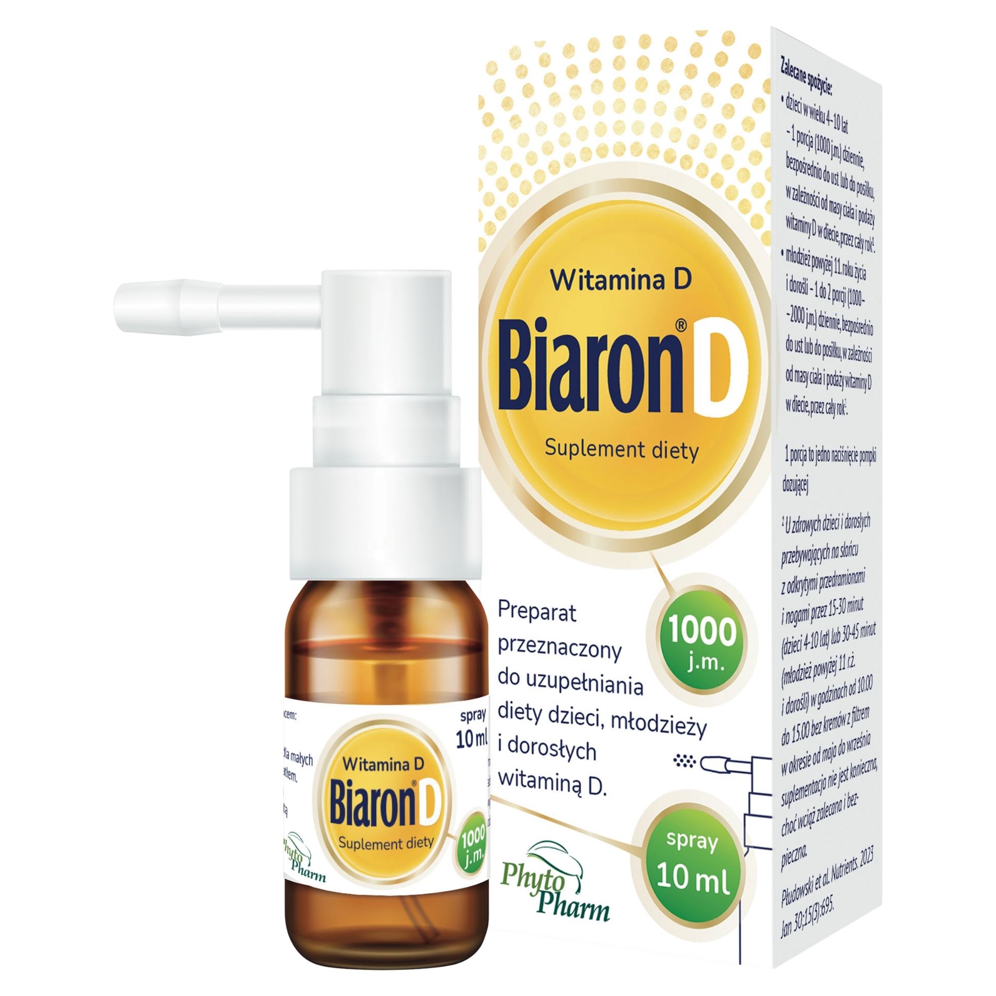 Biaron D witamina D 1000 j.m. w sprayu 10 ml zdjęcie