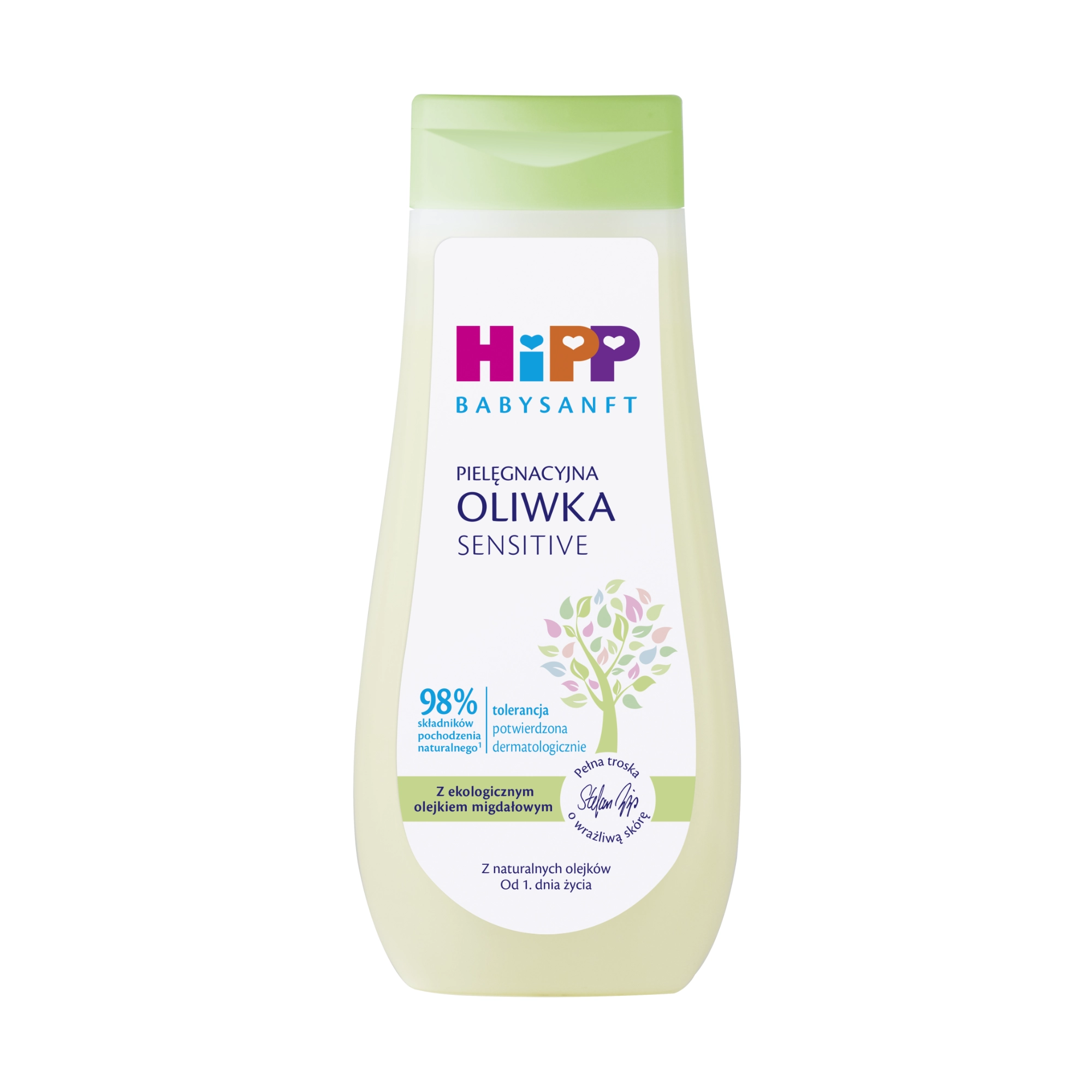 HIPP BABYSANFT Oliwka pielęgnacyjna od 1 dnia życia - 200 ml 