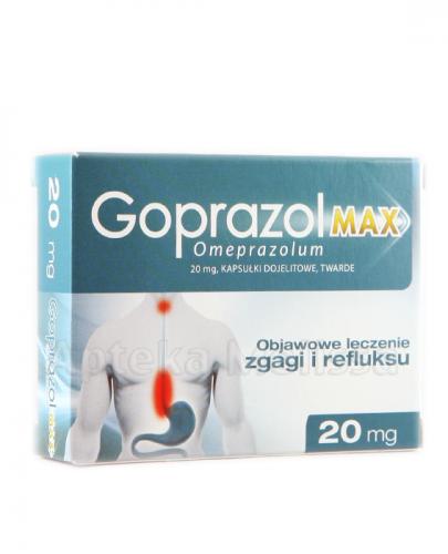 GOPRAZOL MAX 20 mg - 14 kaps. dojelitowych zdjęcie