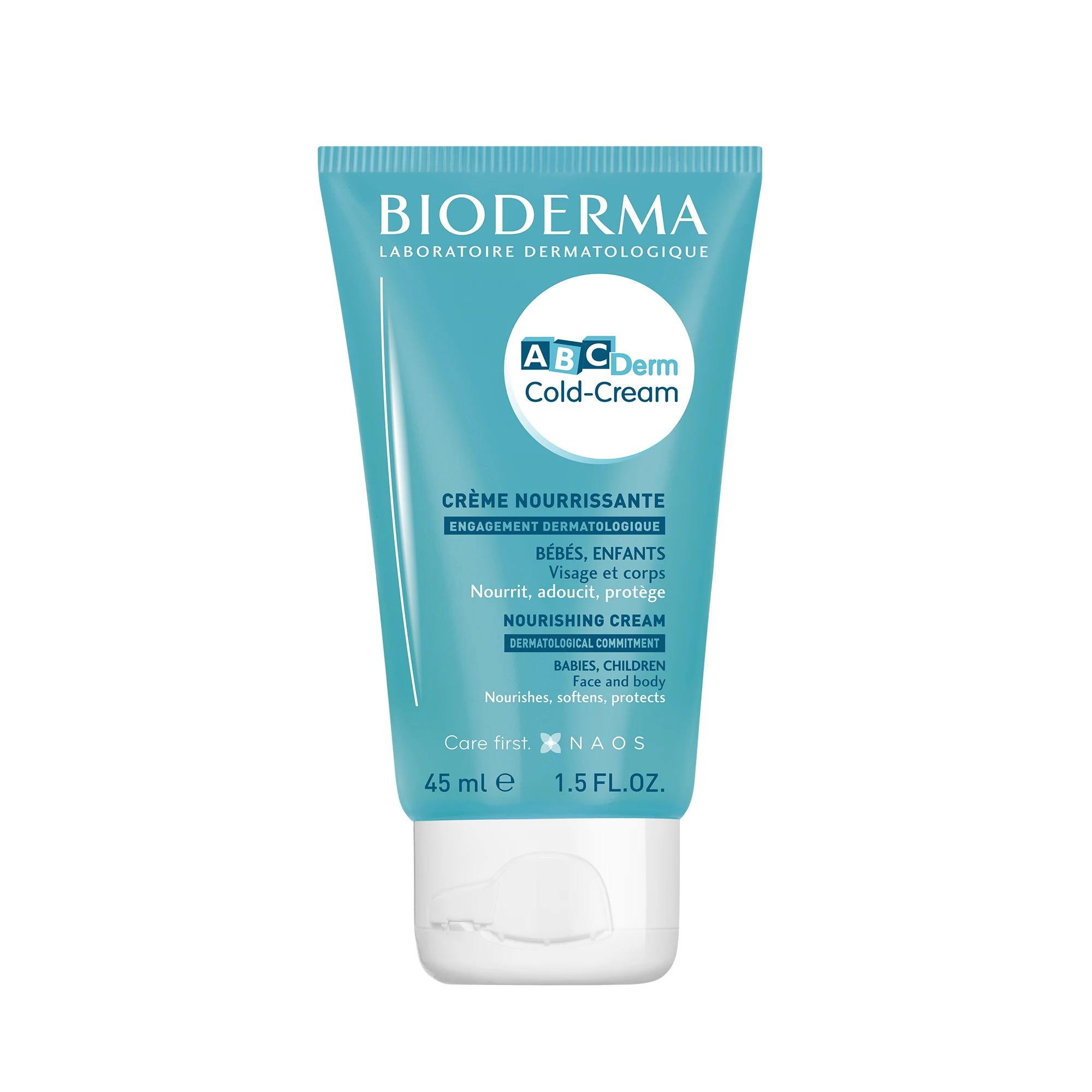 Bioderma, ABCDerm Cold-Cream, Ochronny krem natłuszczający dla dzieci i niemowląt do twarzy i ciała , 45 ml zdjęcie