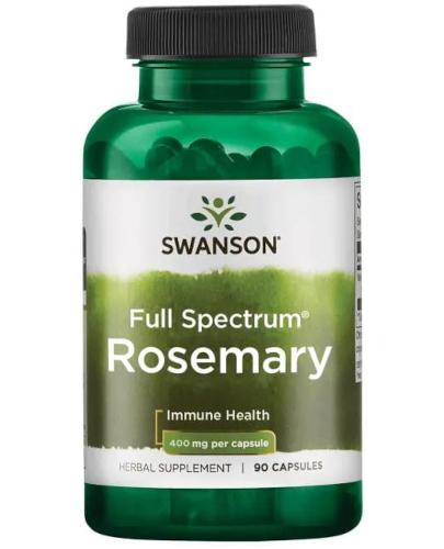 SWANSON Rozmaryn 400mg - 90 kaps. zdjęcie