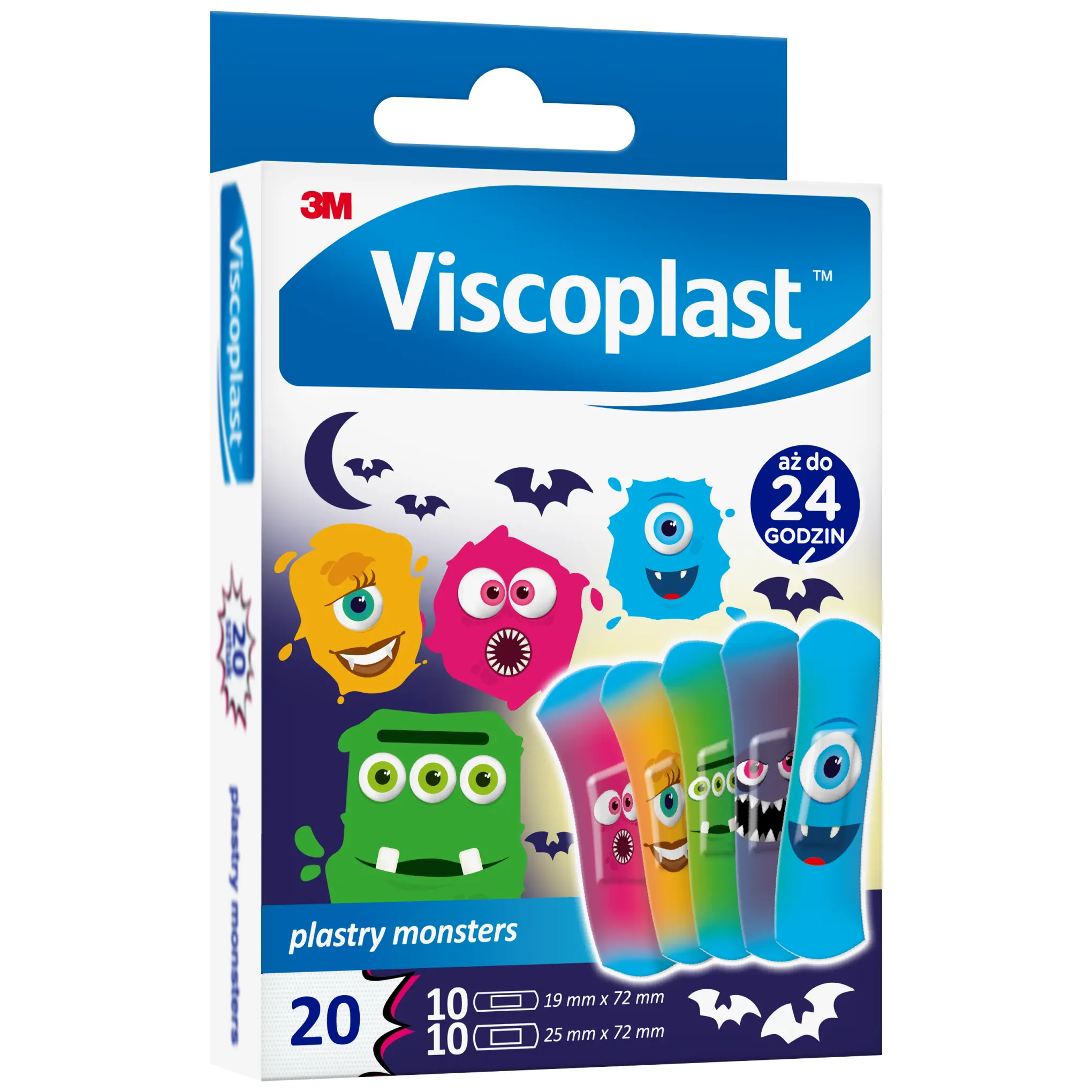 Viscoplast plastry monsters 20 sztuk