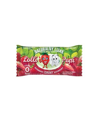 Naturalny Lizak Lolli-Popi Multiwitamina o smaku truskawkowym, 1 sztuka zdjęcie