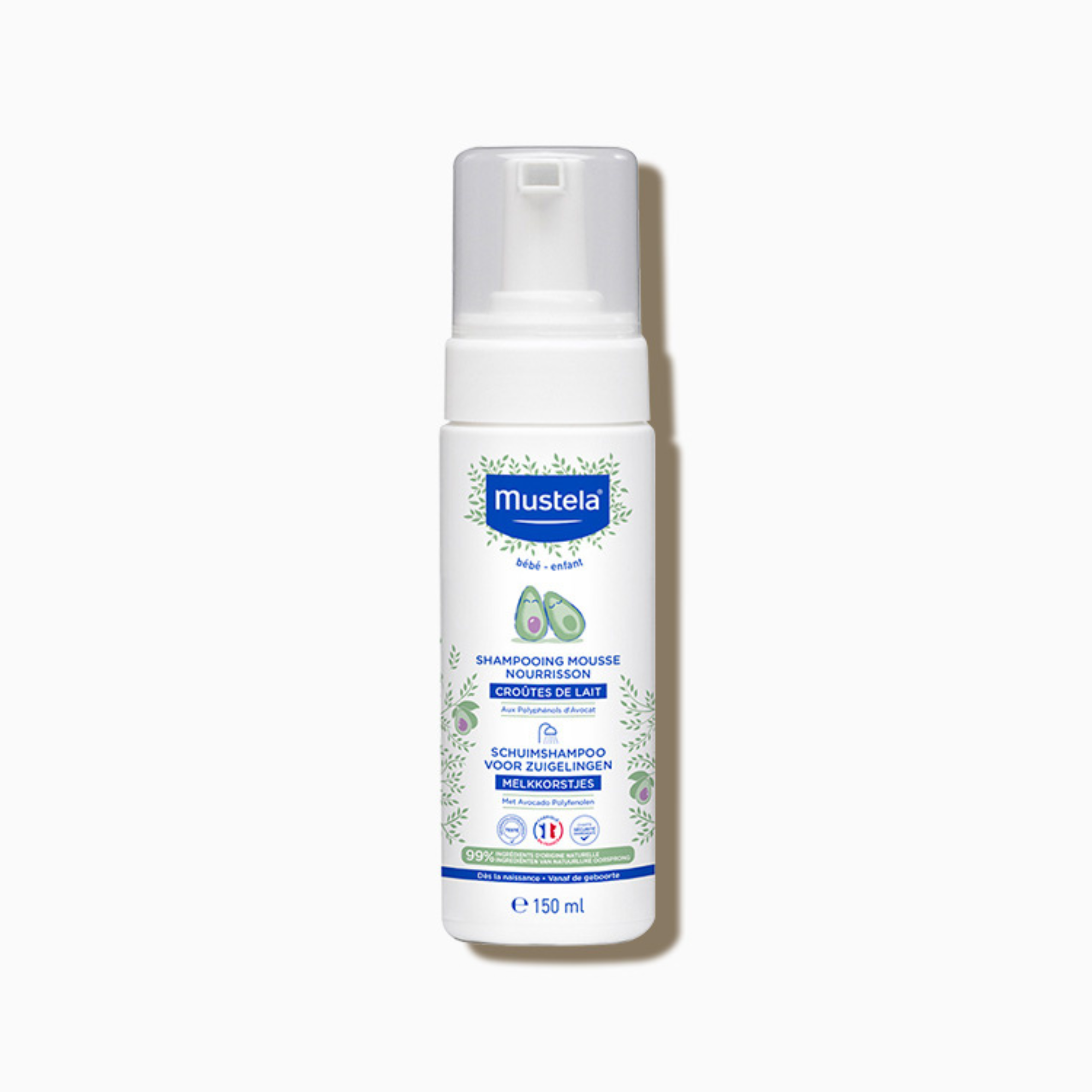 Mustela Bebe Enfant, szampon w piance dla niemowląt, 150 ml zdjęcie