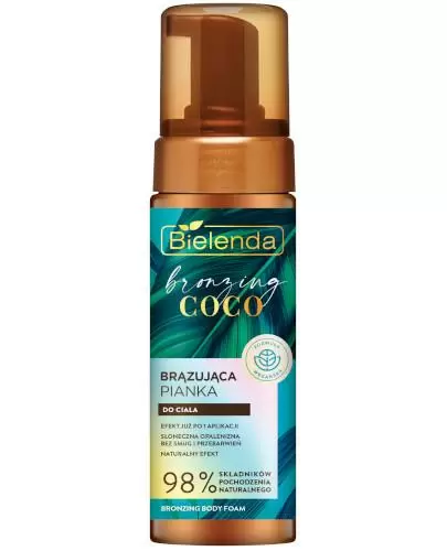 Bielenda Bronzing Coco brązująca pianka do ciała 150 ml zdjęcie
