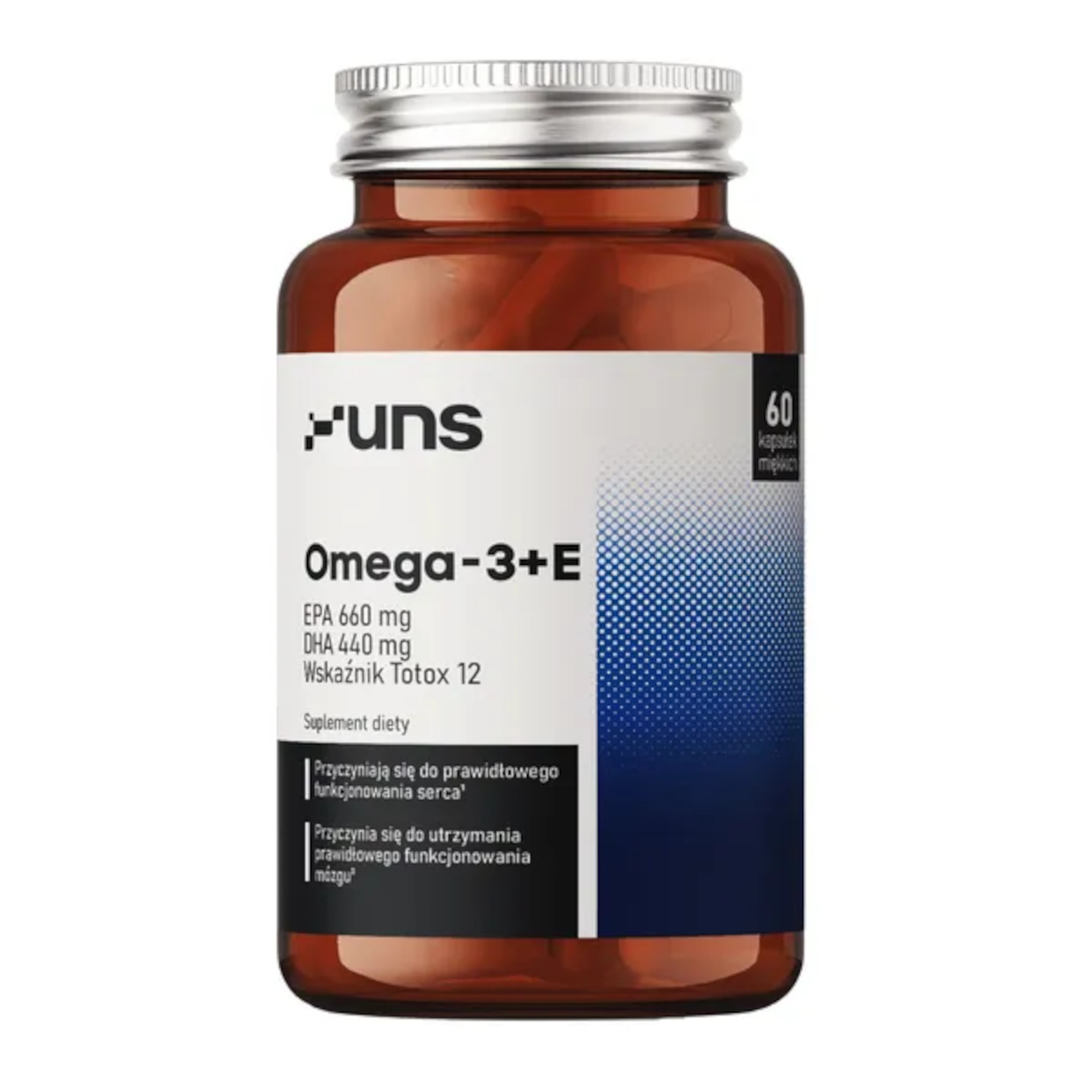UNS Omega-3 + E, kapsułki, 60 sztuk zdjęcie