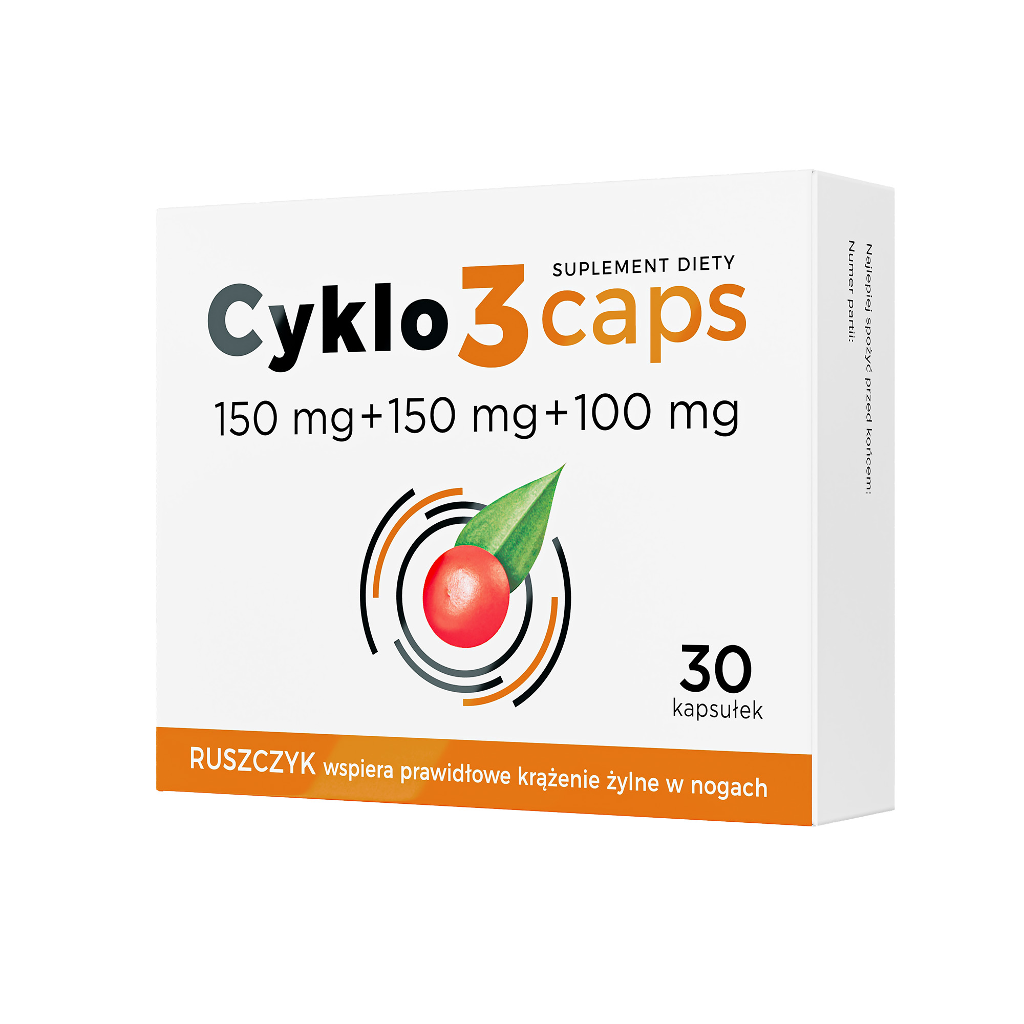 Cyklo3caps, kapsułki, 3 x 30 sztuk