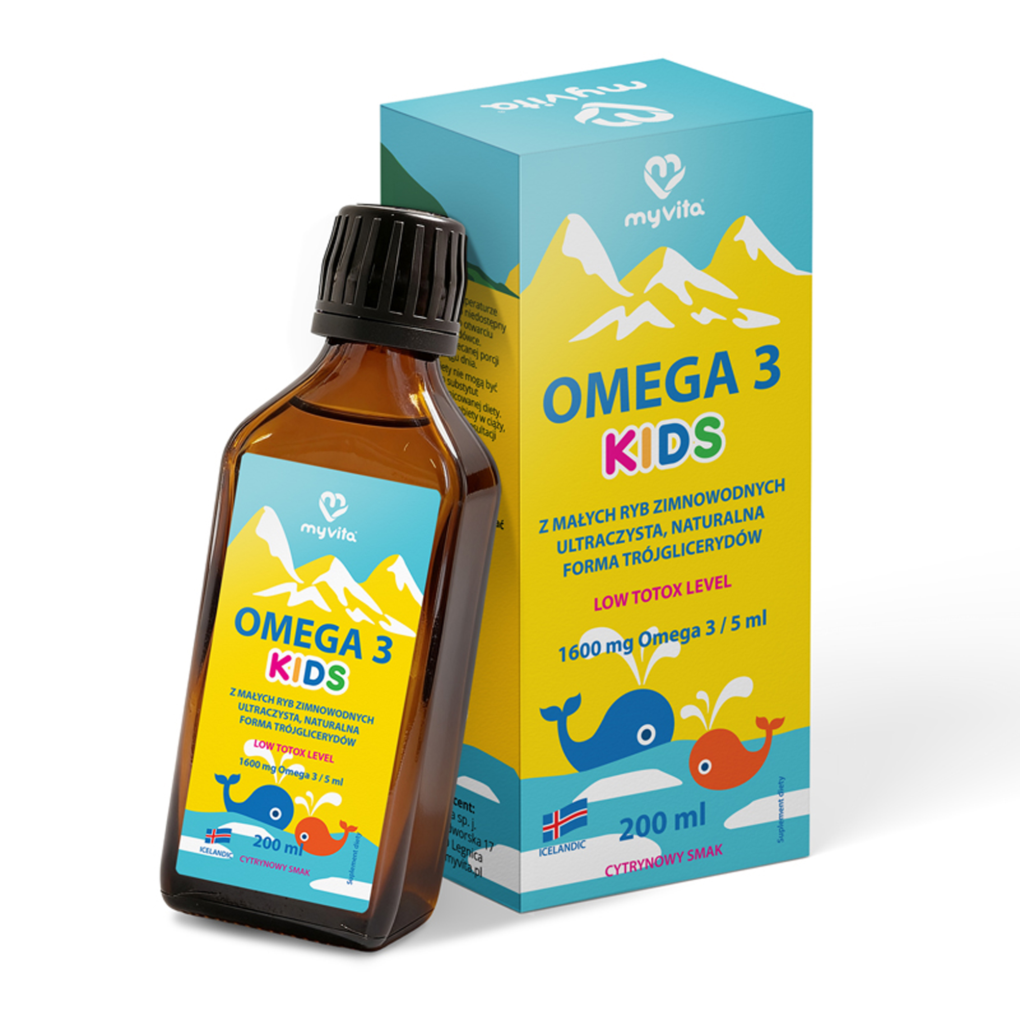 MyVita, Omega 3 Kids w płynie, 200 ml zdjęcie