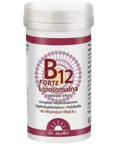 Dr Jacobs Witamina B12 Forte Liposomalna proszek 80 g zdjęcie