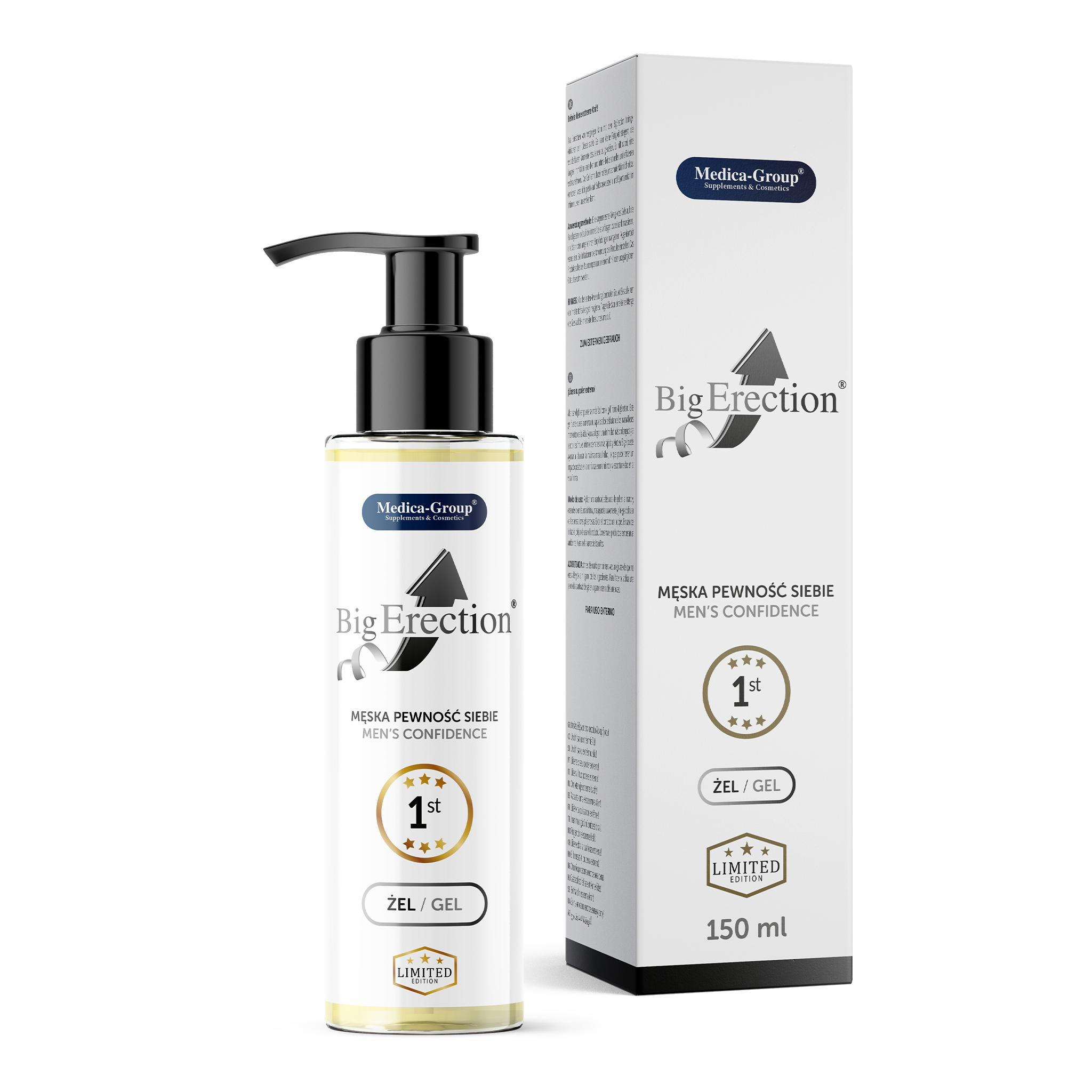 Medica-Group BigErection żel na szybką i mocną erekcję, 150 ml