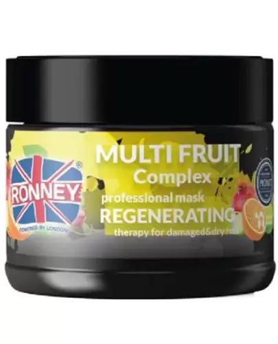 Ronney Multi Fruit Complex regenerująca owocowa maska do włosów zniszczonych i suchych 300 ml zdjęcie