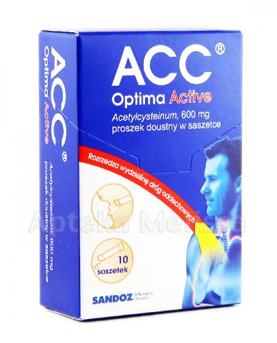 ACC OPTIMA ACTIVE,10 sasz. na uporczywy kaszel zdjęcie