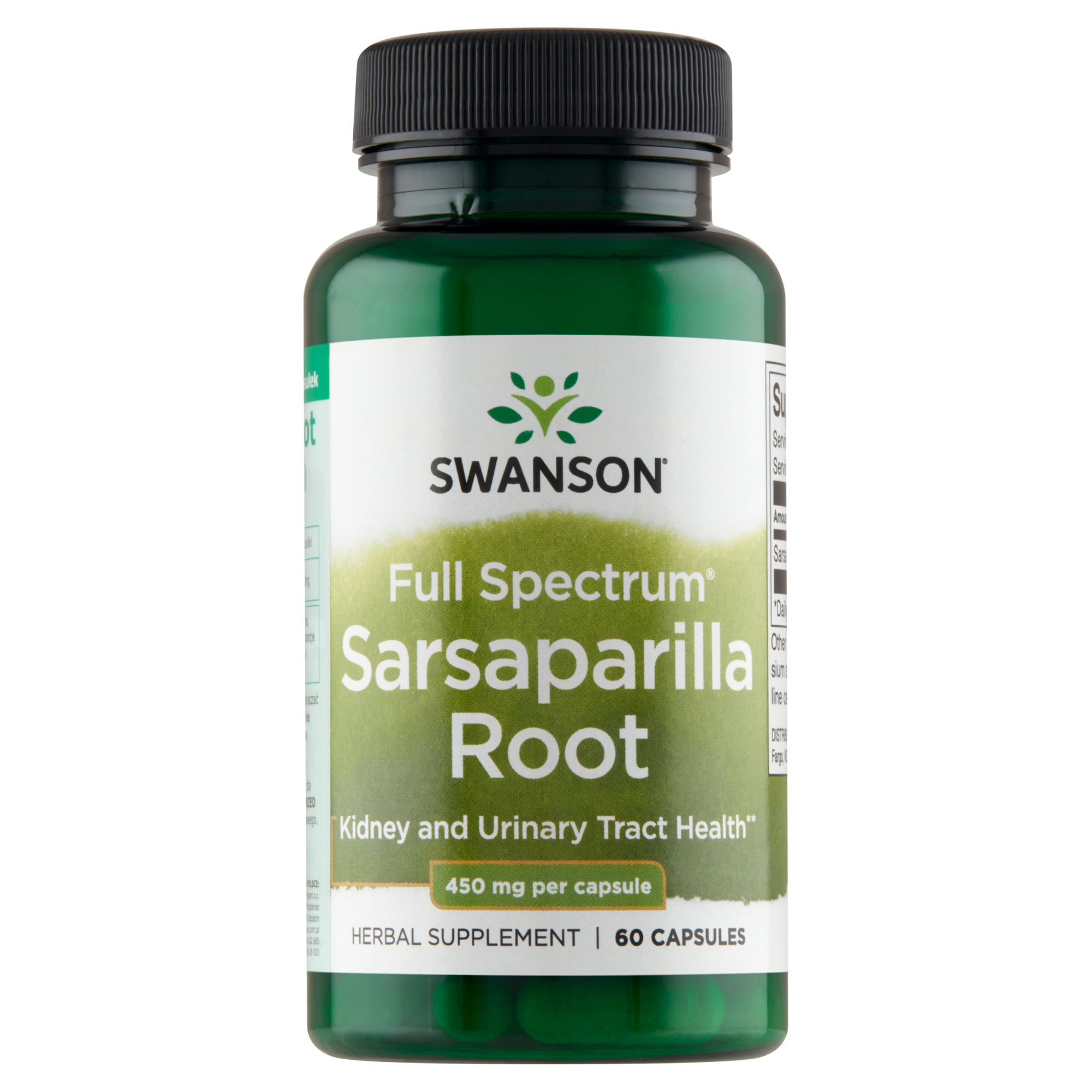 SWANSON Sarsaparilla 450 mg - 60 kaps. zdjęcie