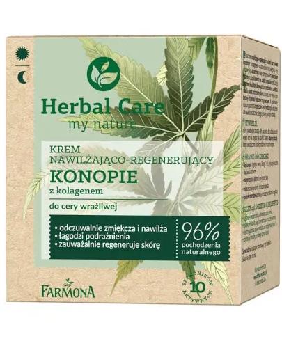 Herbal Care Krem nawilżająco-regenerujący KONOPIE z kolagenem, 50 ml zdjęcie