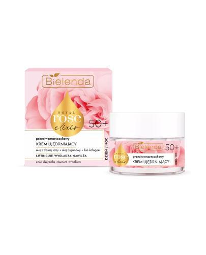 BIELENDA ROYAL ROSE ELIXIR Przeciwzmarszczkowy krem ujędrniający 50+ dzień  noc, 50 ml zdjęcie