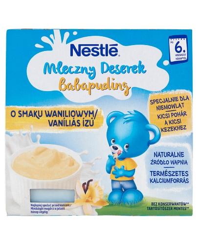 NESTLE Mleczny Deserek o smaku waniliowym po 6 miesiącu - 4 x 100 g zdjęcie