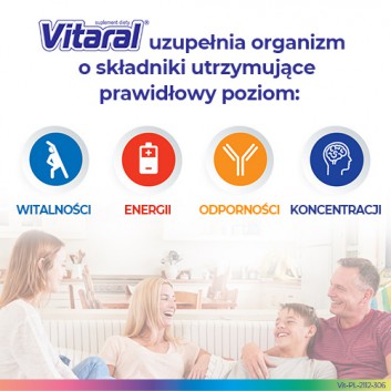 Vitaral zestaw witamin i minerałów 30 tabletek