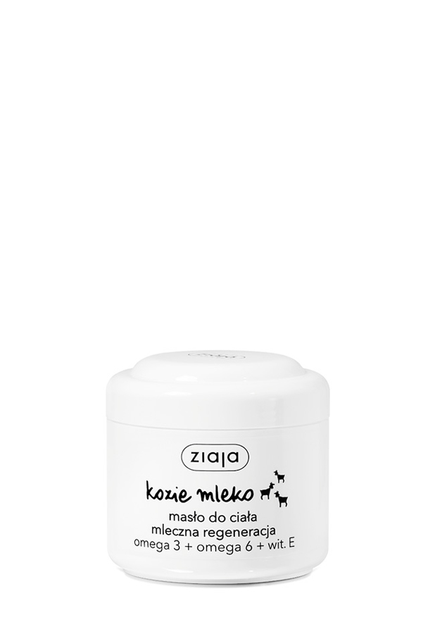 Ziaja Kozie Mleko masło do ciała mleczna regeneracja omega 3 + omega 6 + wit. E 200 ml zdjęcie