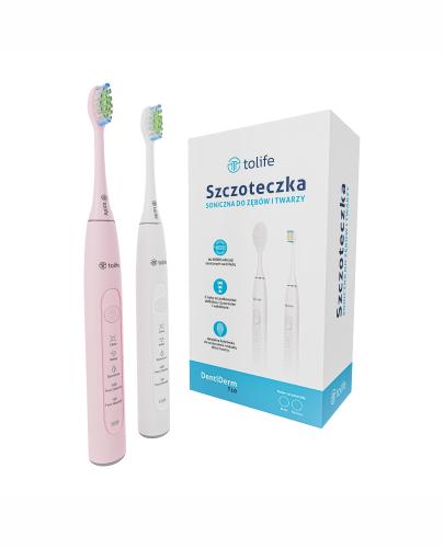 Dentiderm Szczoteczka do zębów i twarzy soniczna T10, 1 sztuka zdjęcie